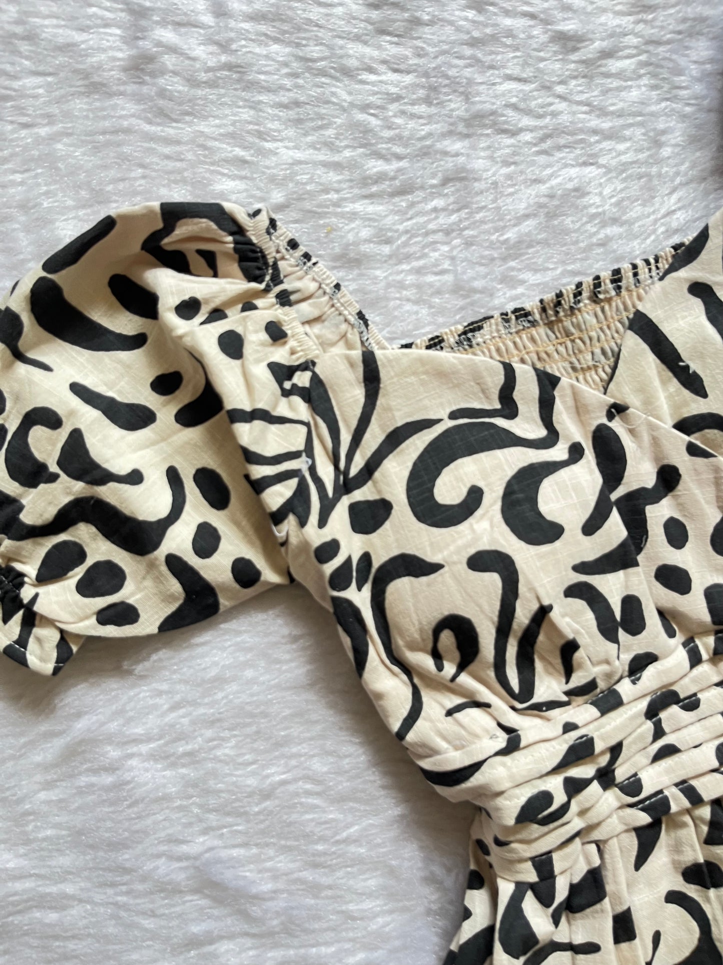 Creame Printed Floral Dress