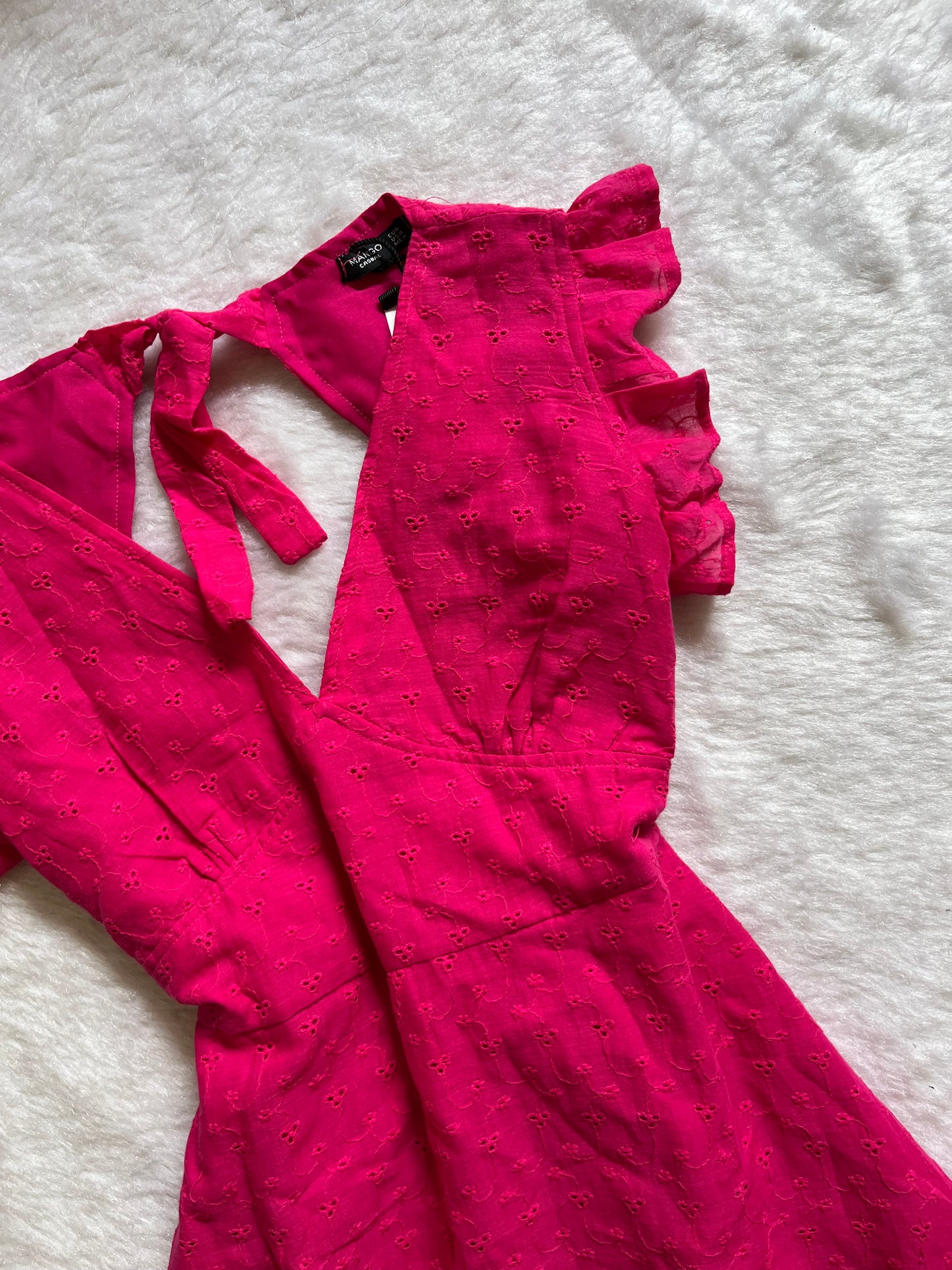 Hot pink maxi dress🤍