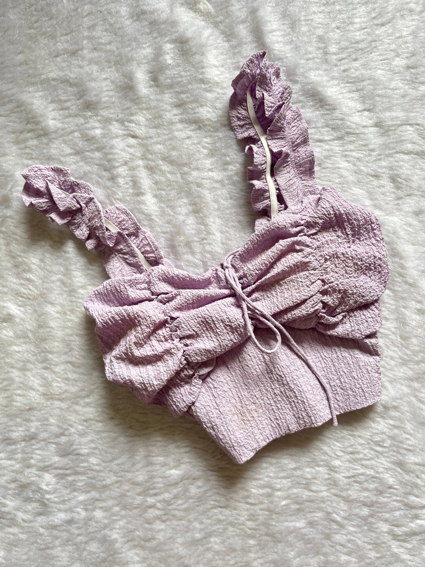 Purple ruched topš¤