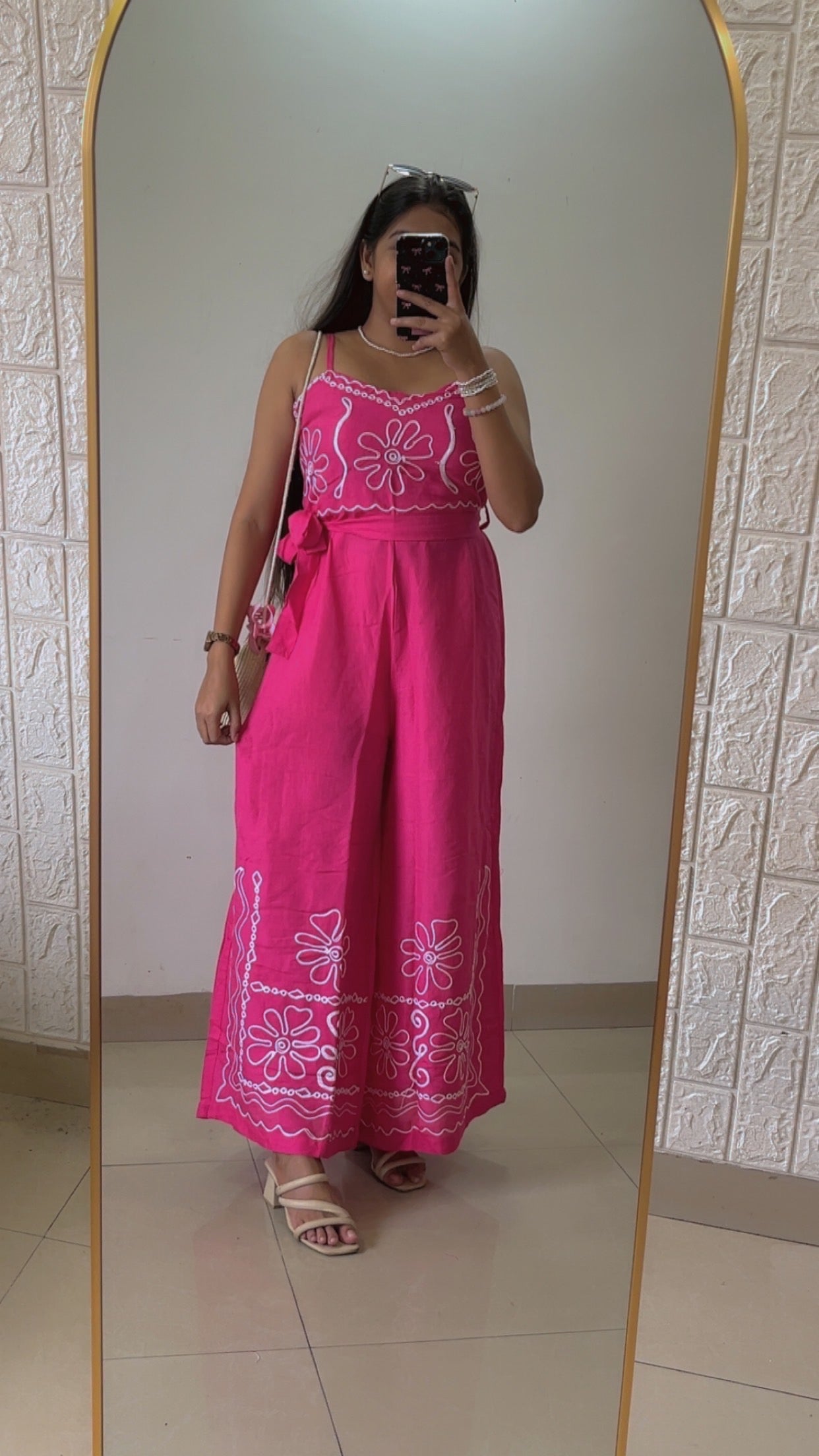 Pink beachy cordset