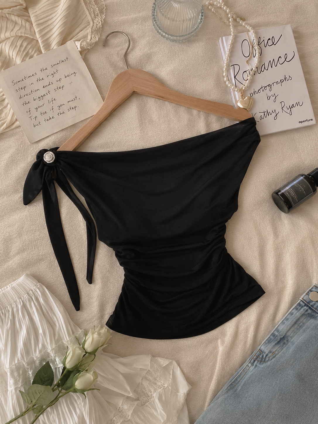 One shoulder tops