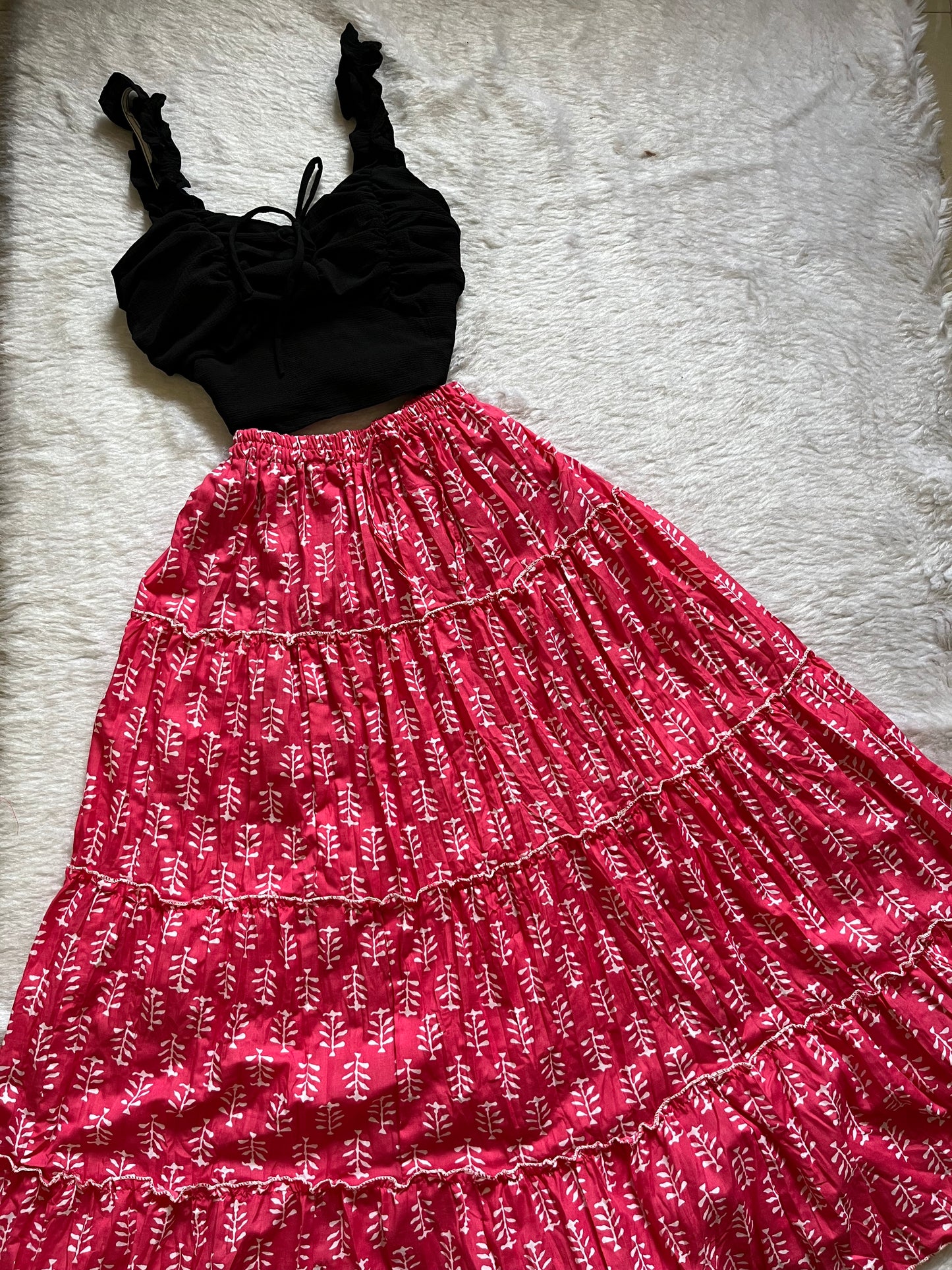 Desi Printed Skirt setš¤