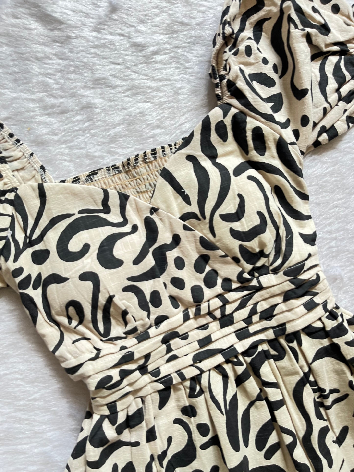 Creame Printed Floral Dress