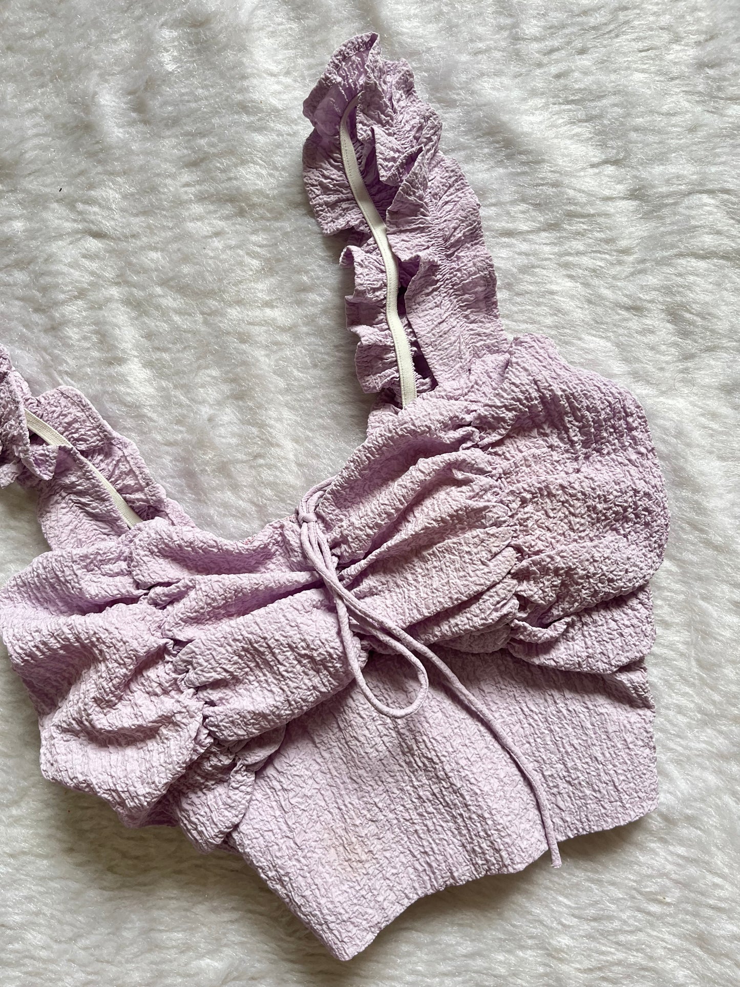 Purple ruched topš¤