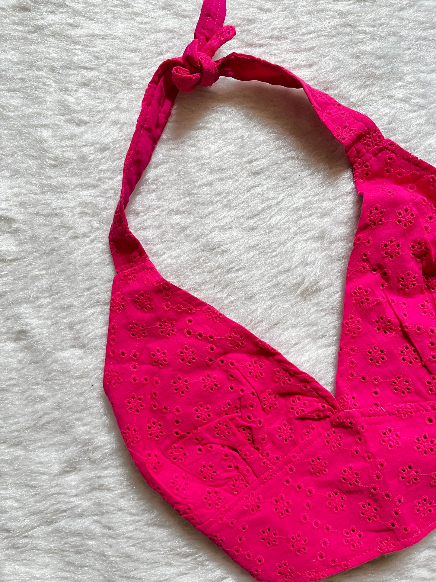 Hot pink chicken haulter neckš¤
