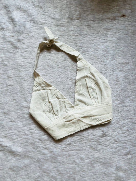 White haulter neck🤍