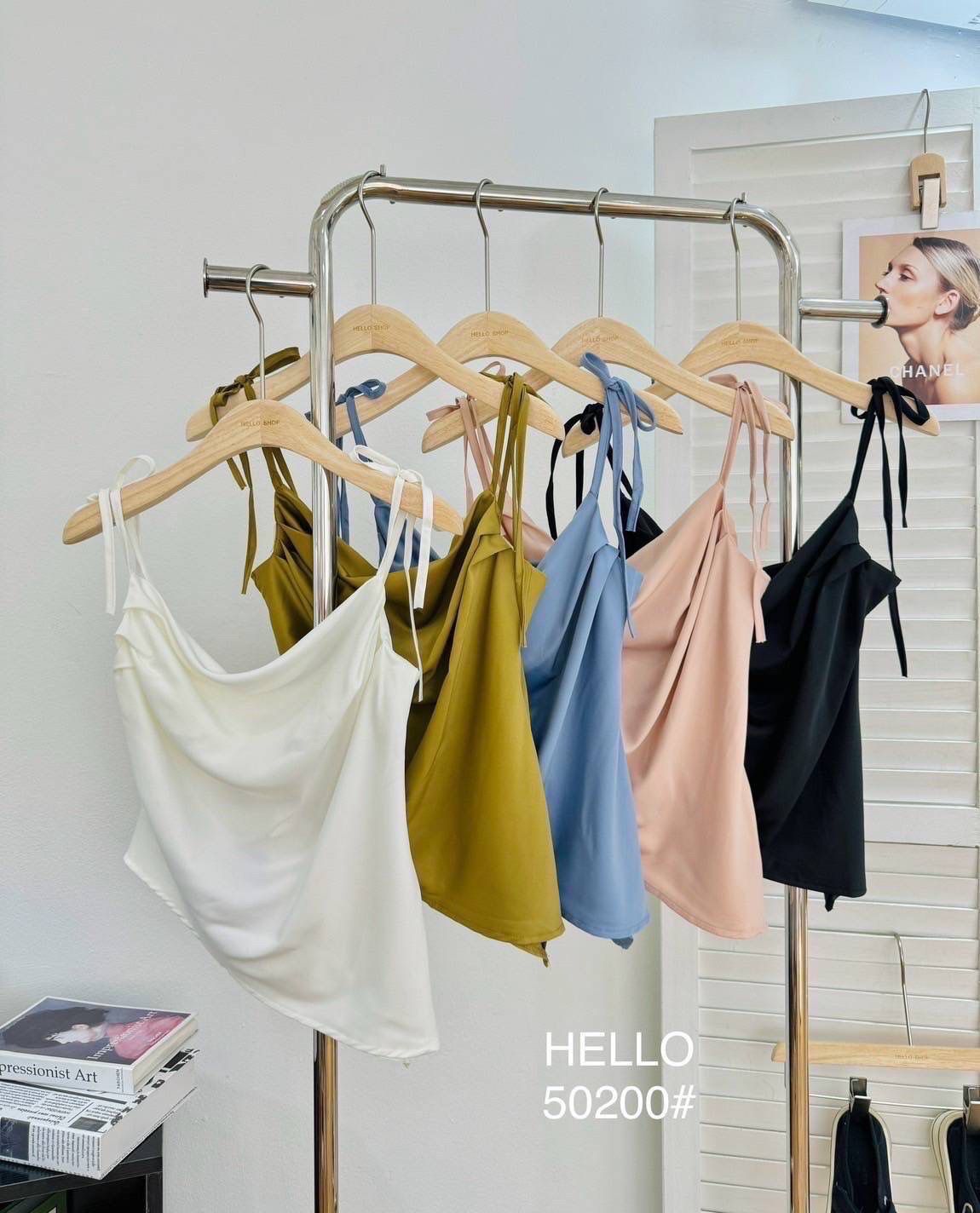 Satin tieup tops