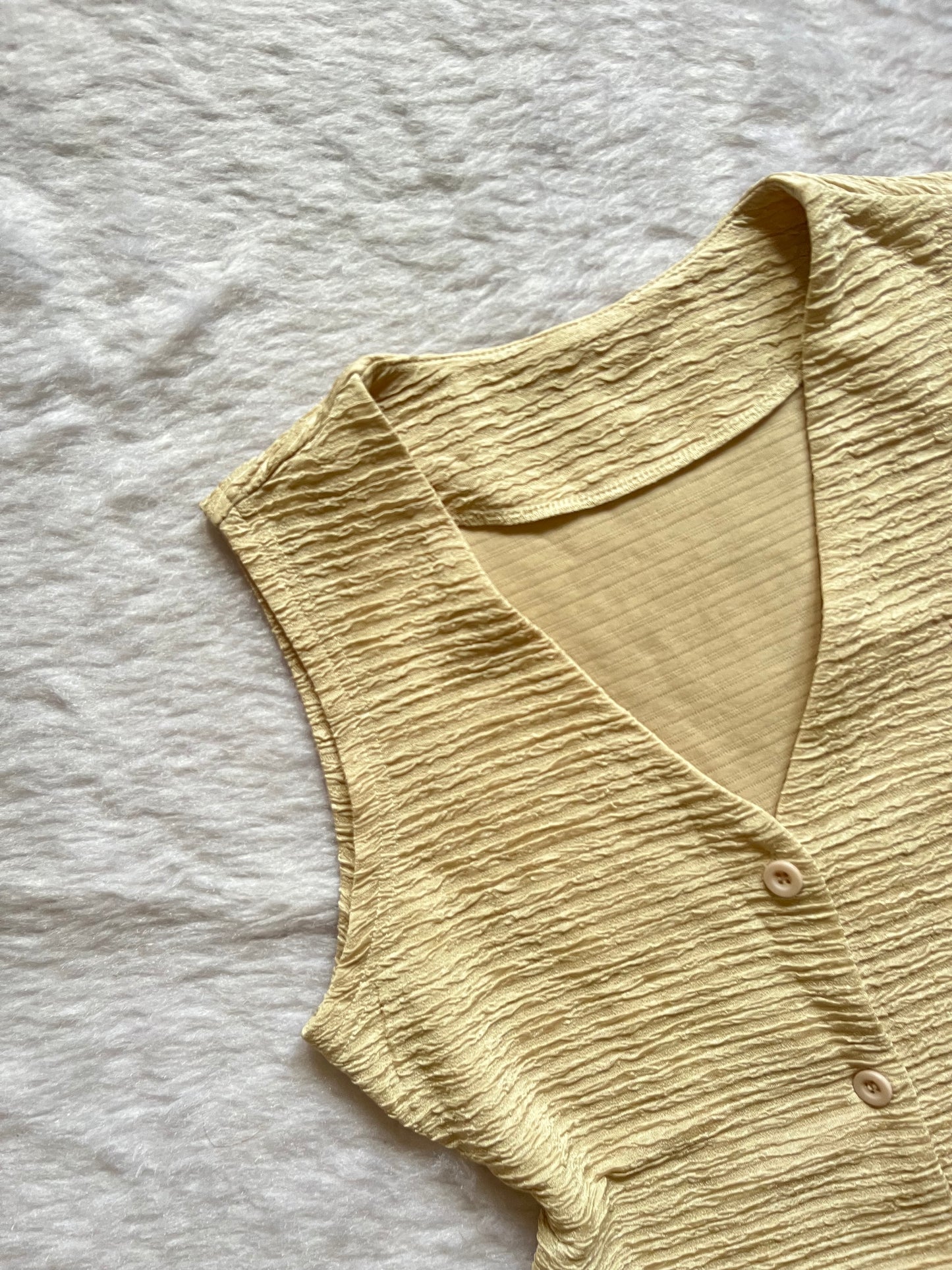 Beige vest coat