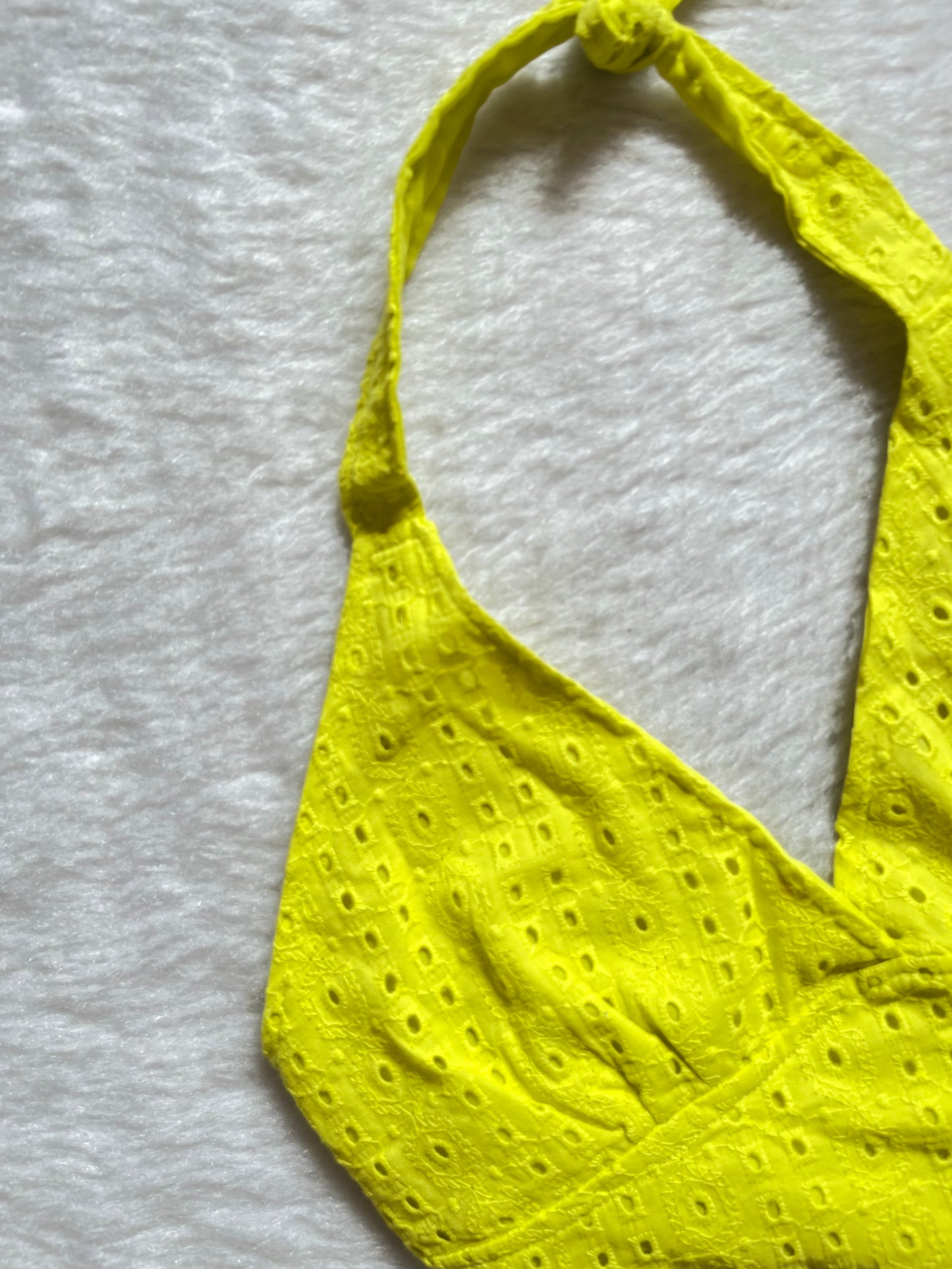 Neon green haulter neckš¤