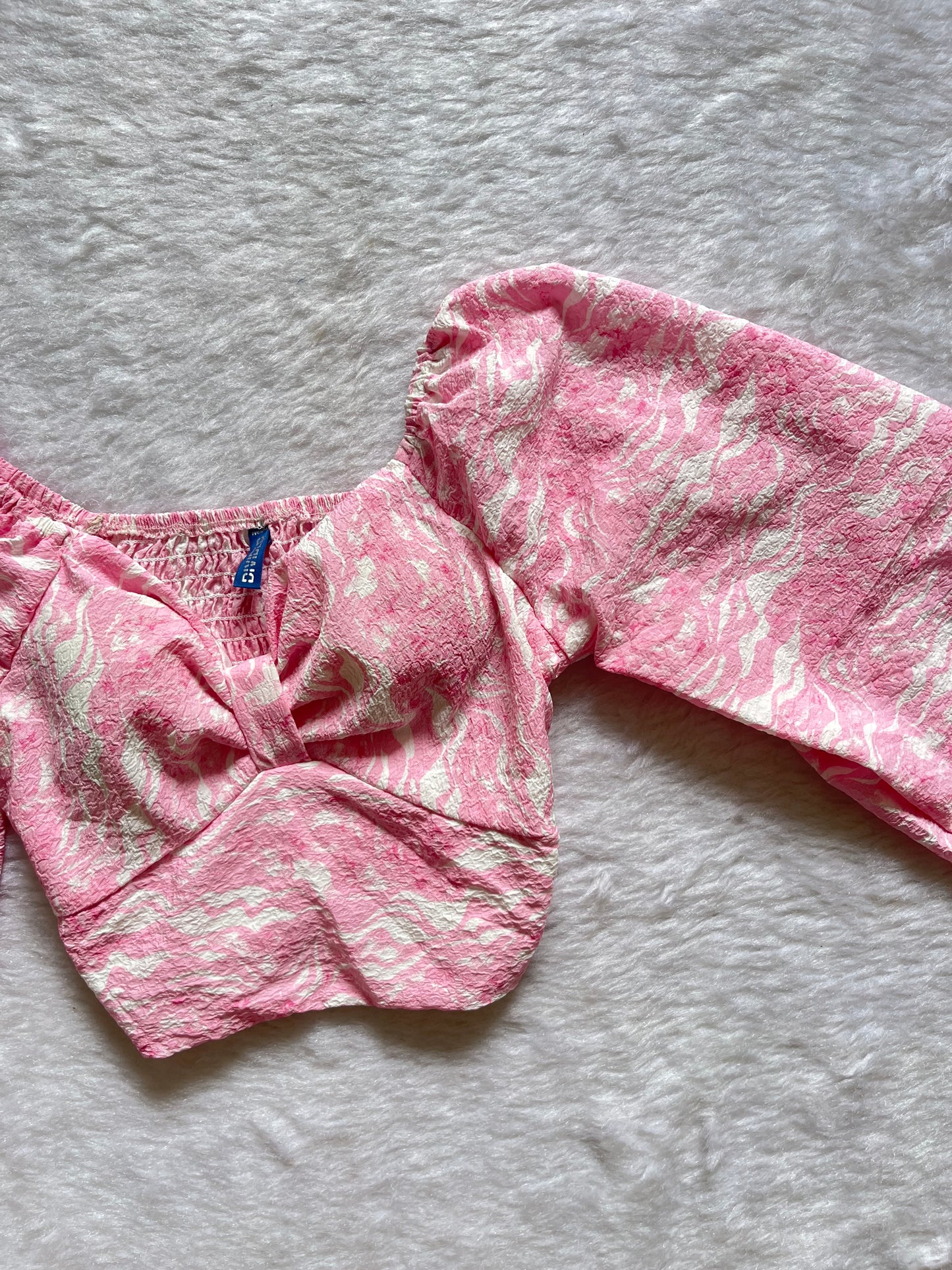 Pink Floral padded top