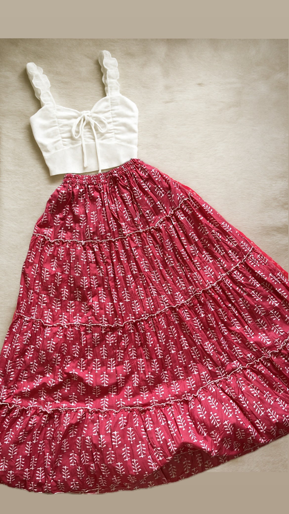 Desi Printed Skirt setš¤