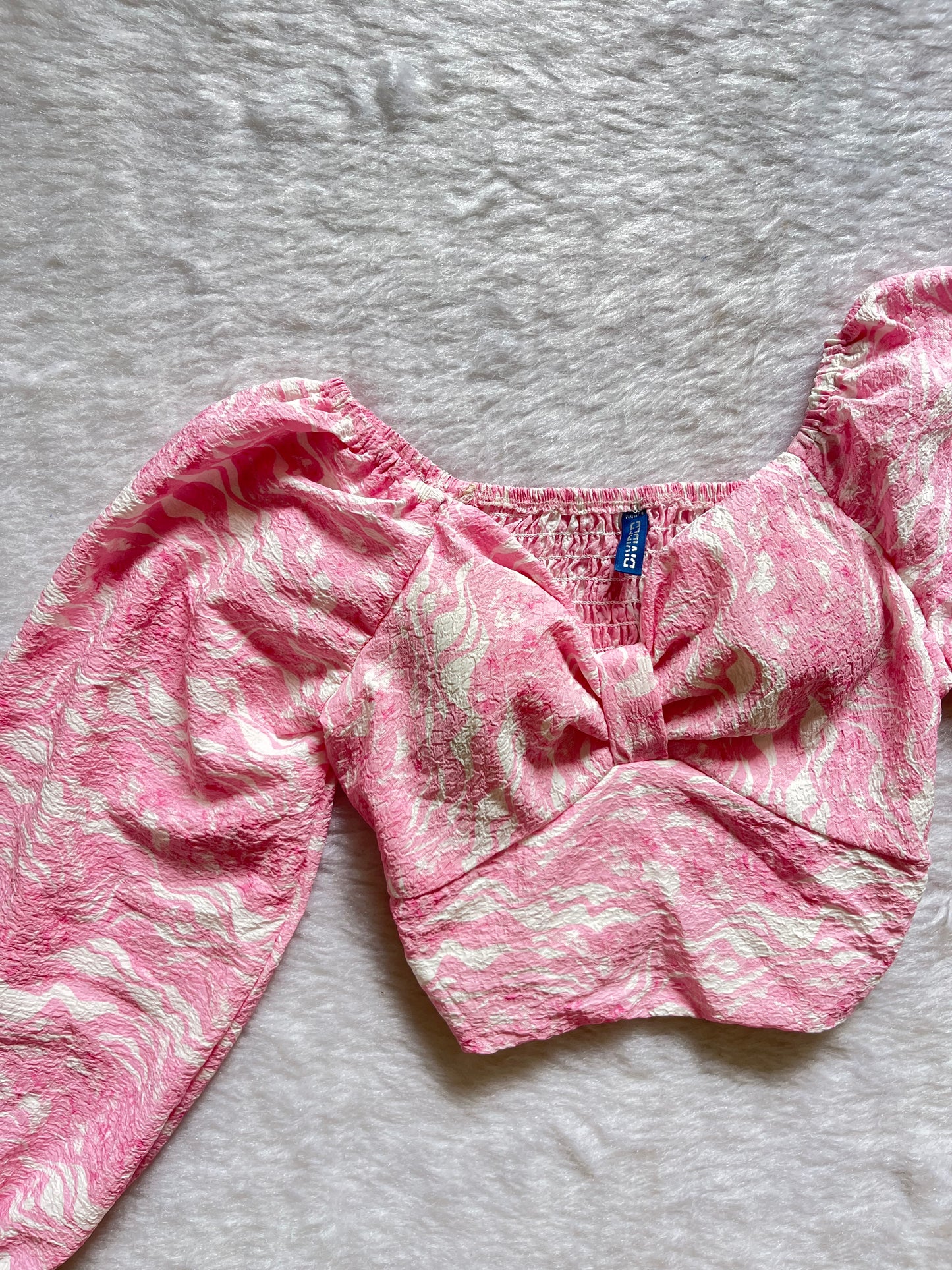 Pink Floral padded top