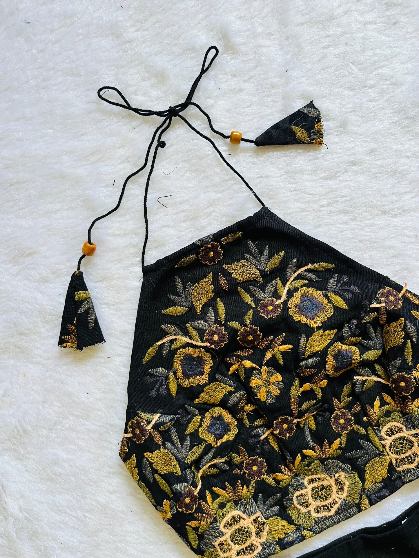 Black printed cordsetš¤