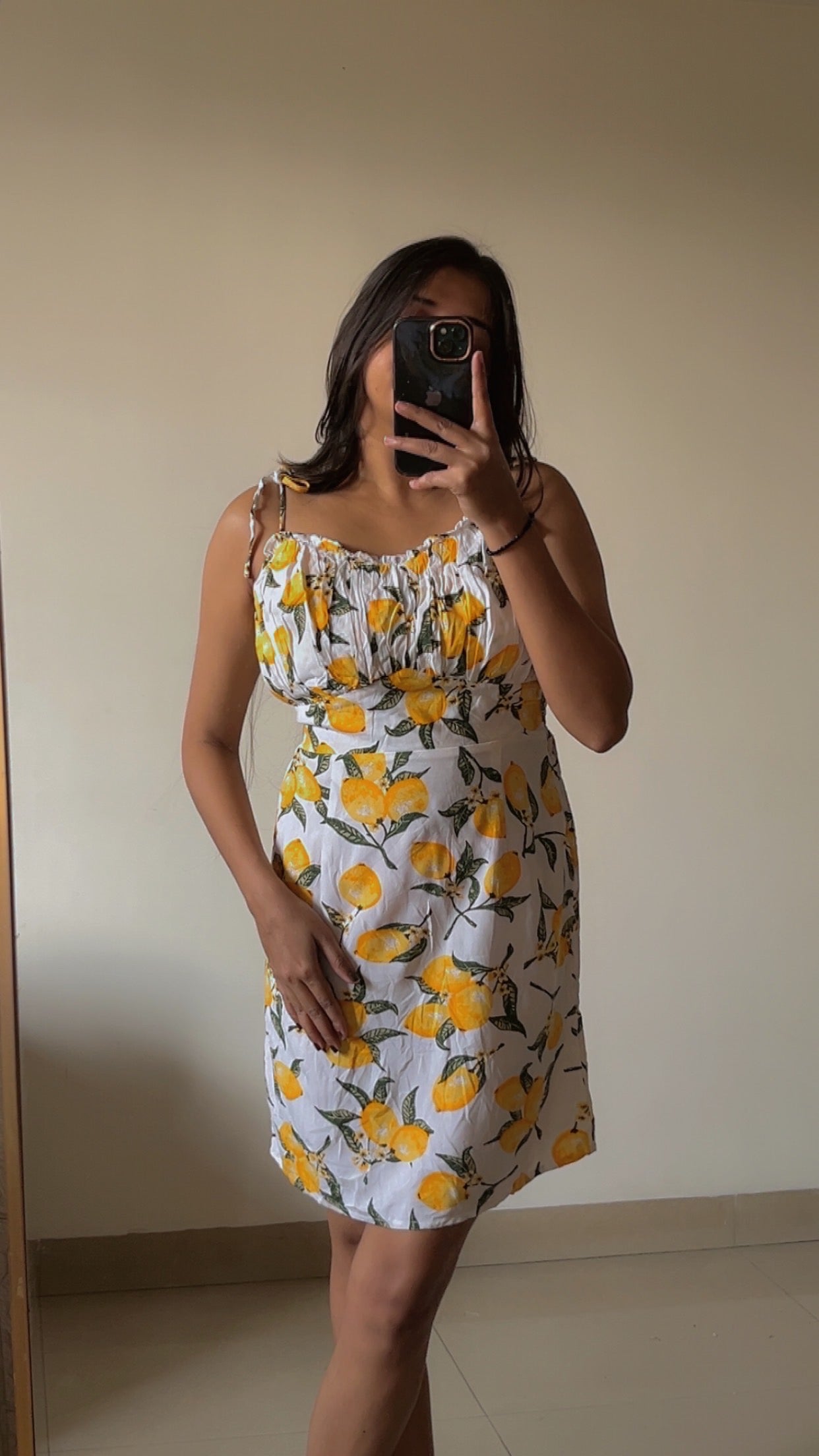 Yellow lemonade dress