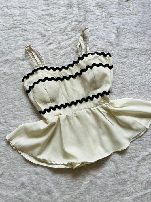 White Pinteresty top