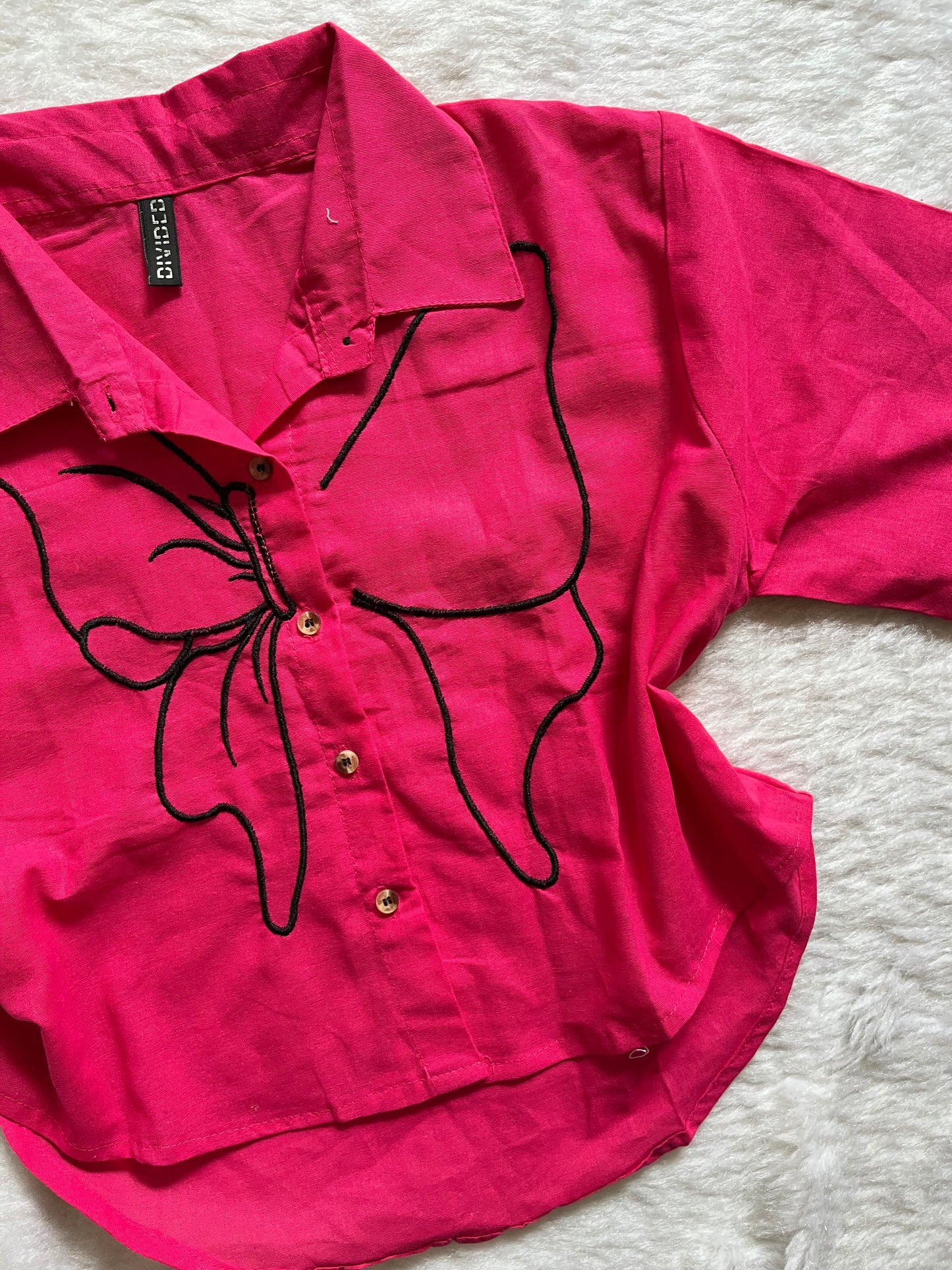 Hot Pink linen shirtš¤