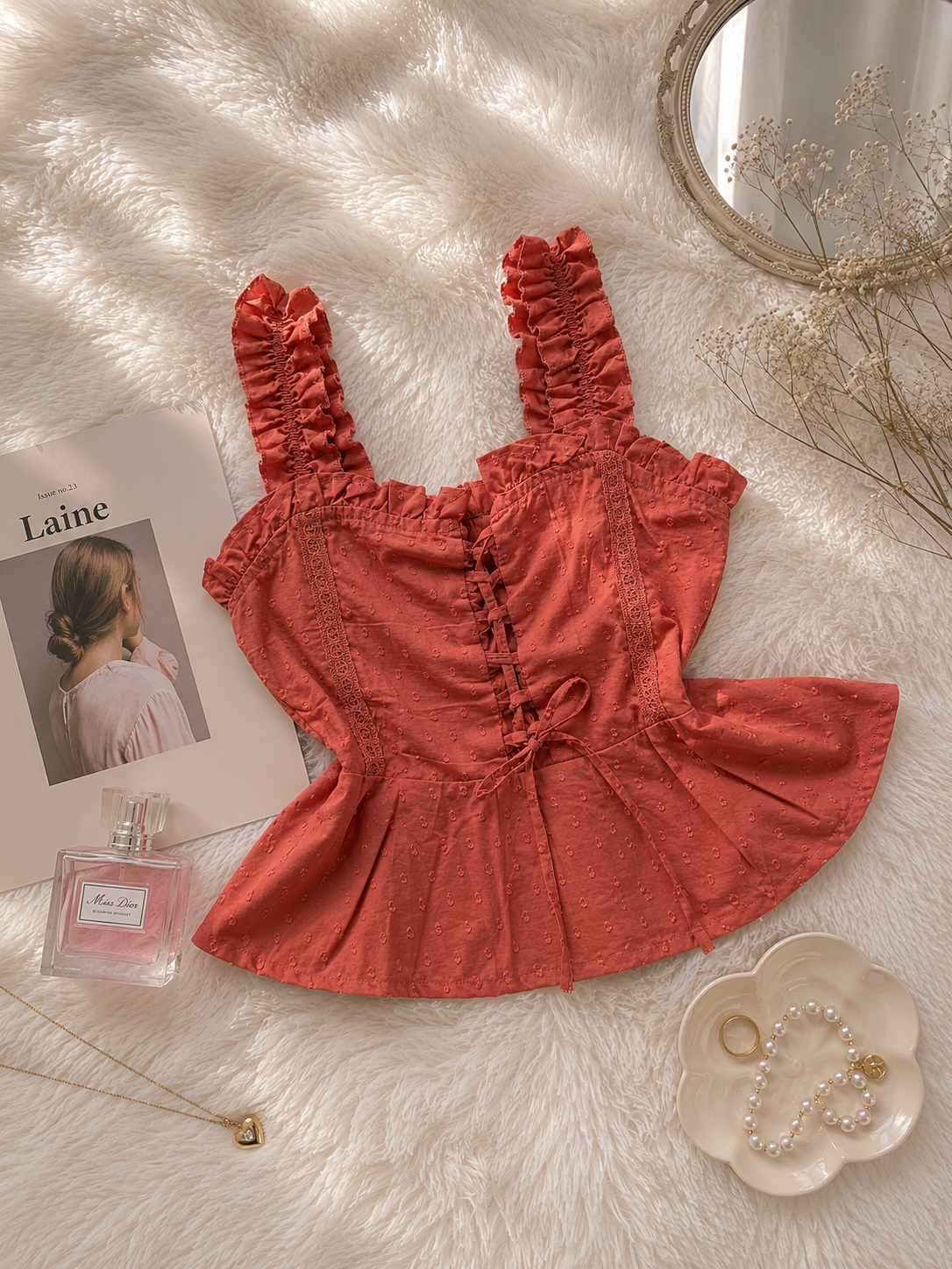 Solid cotton tops