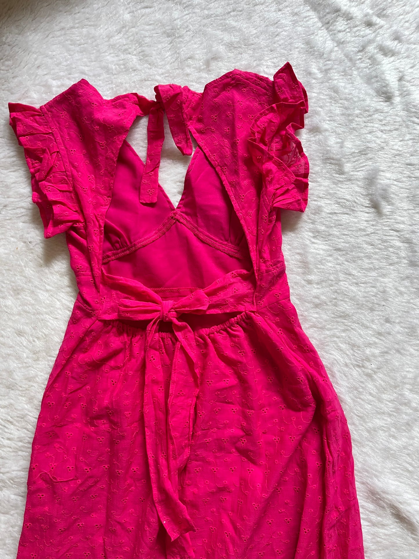 Hot pink maxi dress🤍