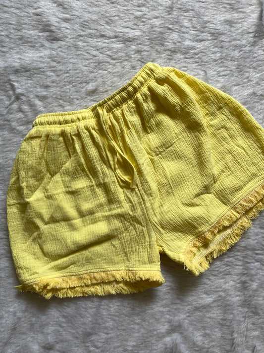 Linen cotton shorts 🤍