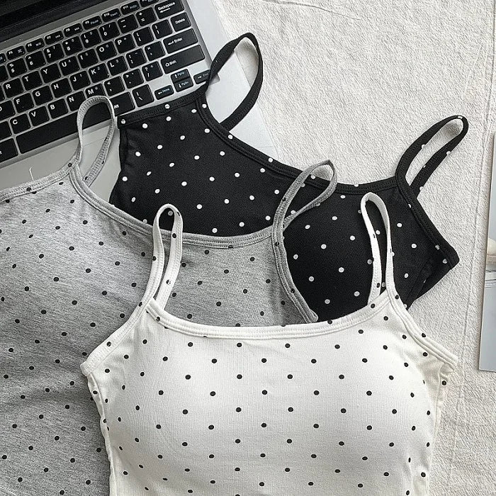 Polka dot camis