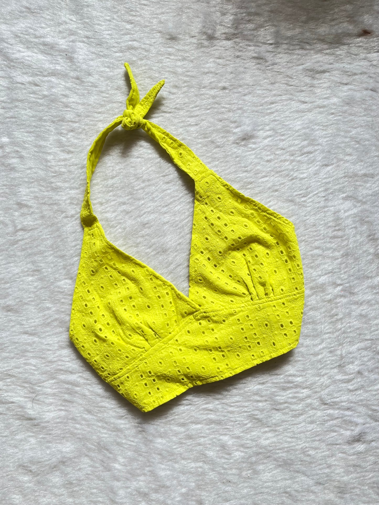 Neon green haulter neckš¤