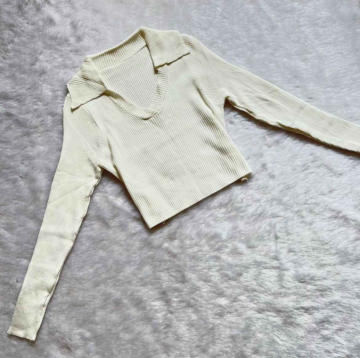 Collared ribbed tees