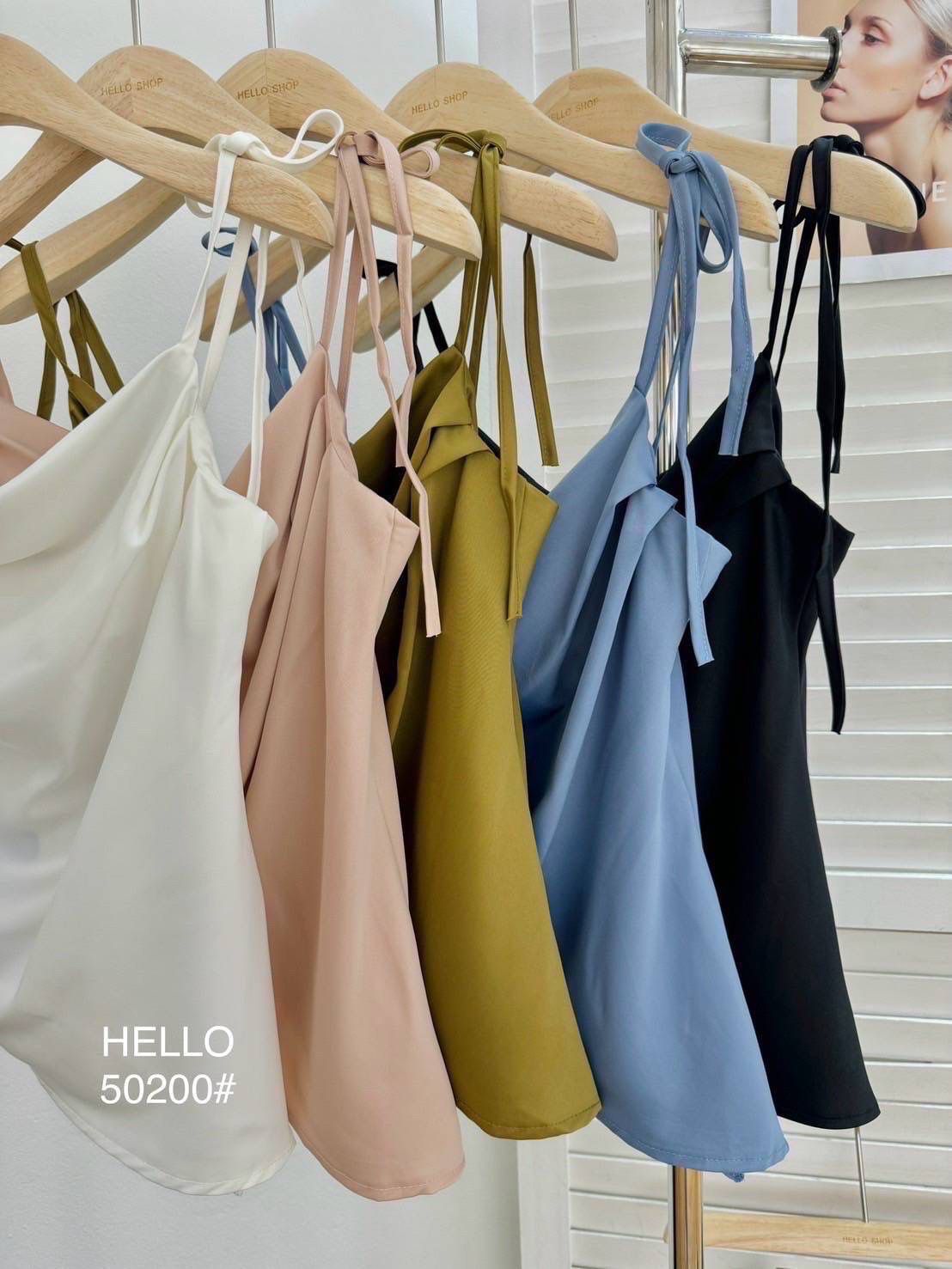 Satin tieup tops