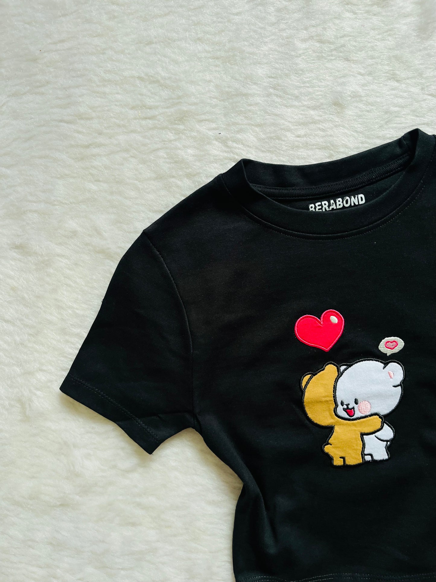 Cute black baby tee
