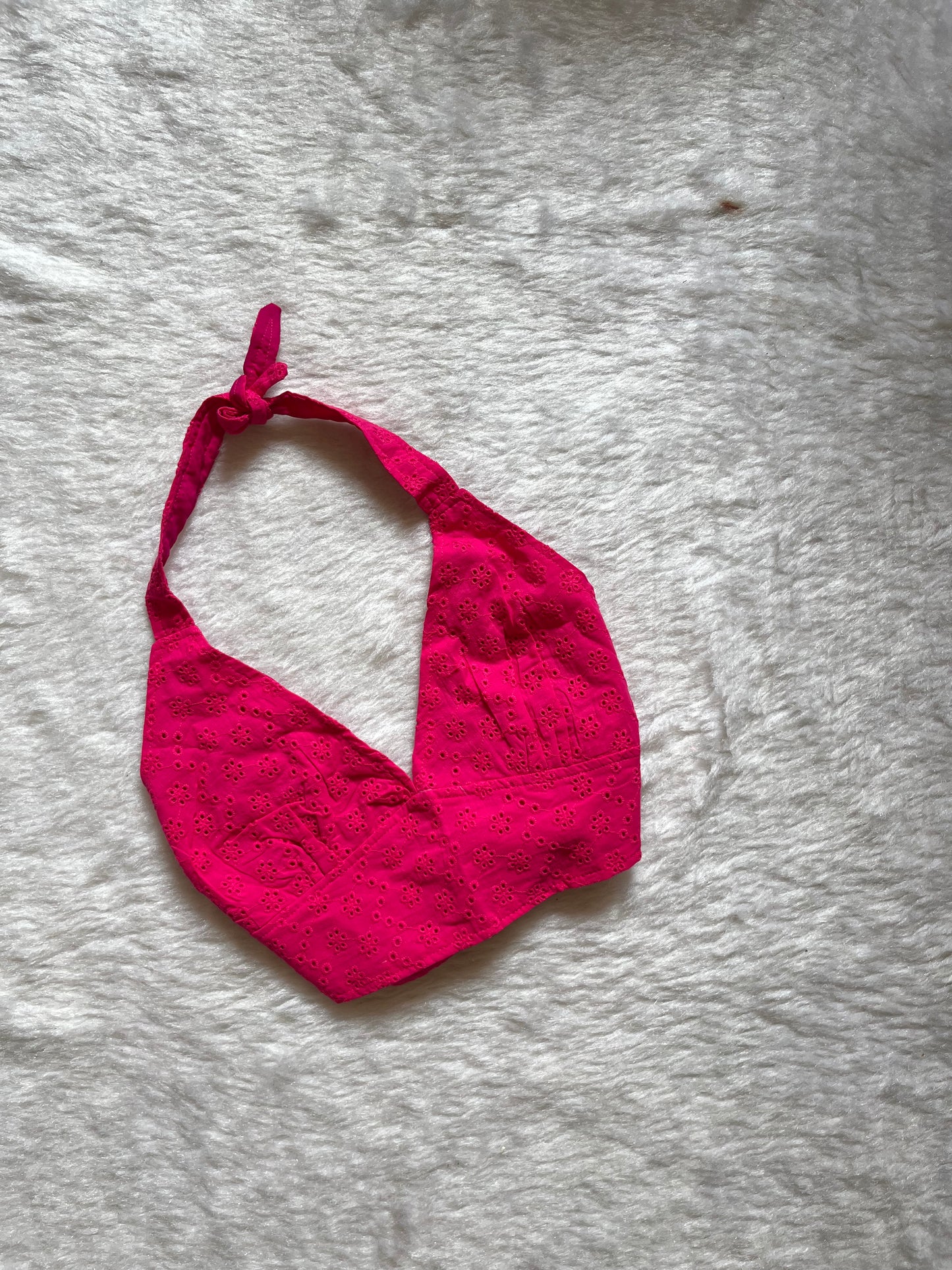 Hot pink chicken haulter neckš¤