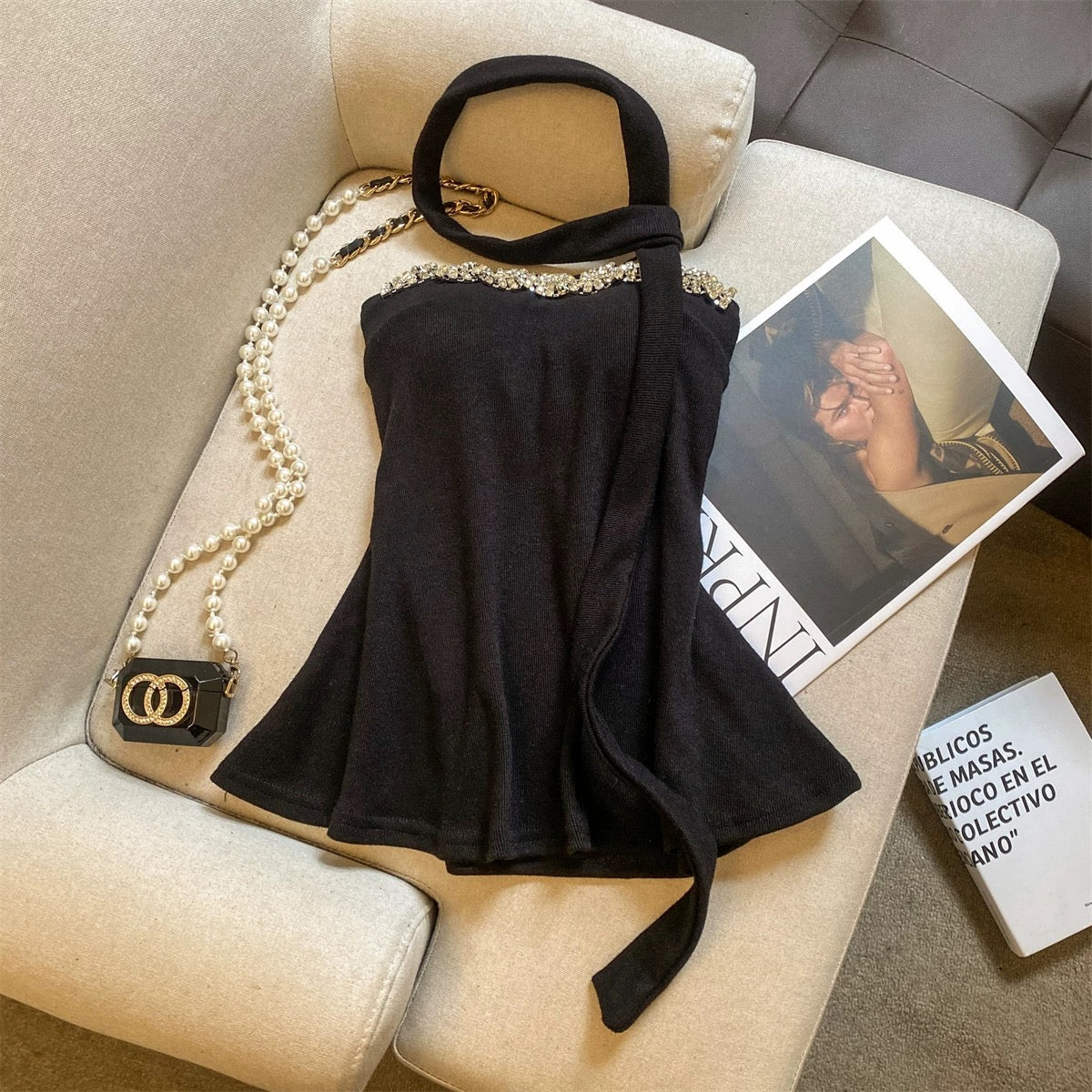 Embellished tube top❤️