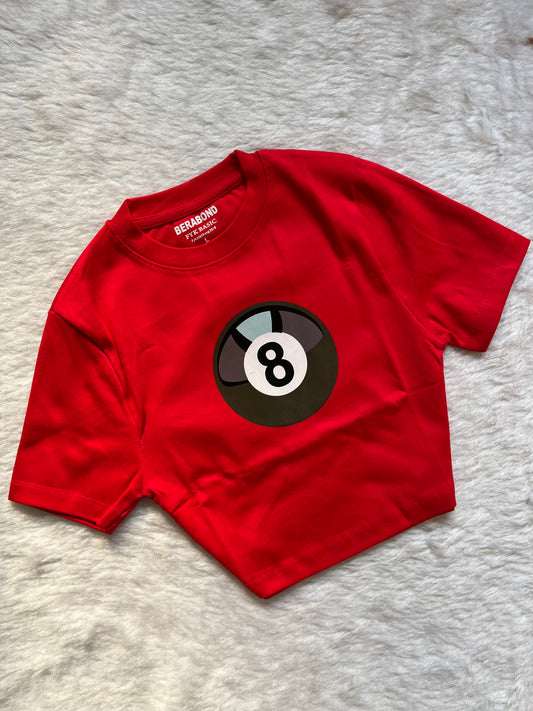 Red tenni baby tee