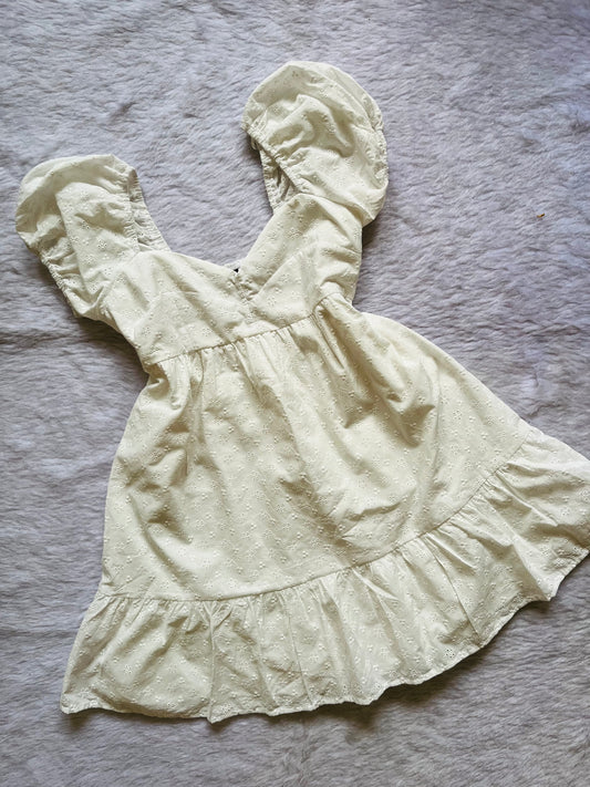 White schifilli dress