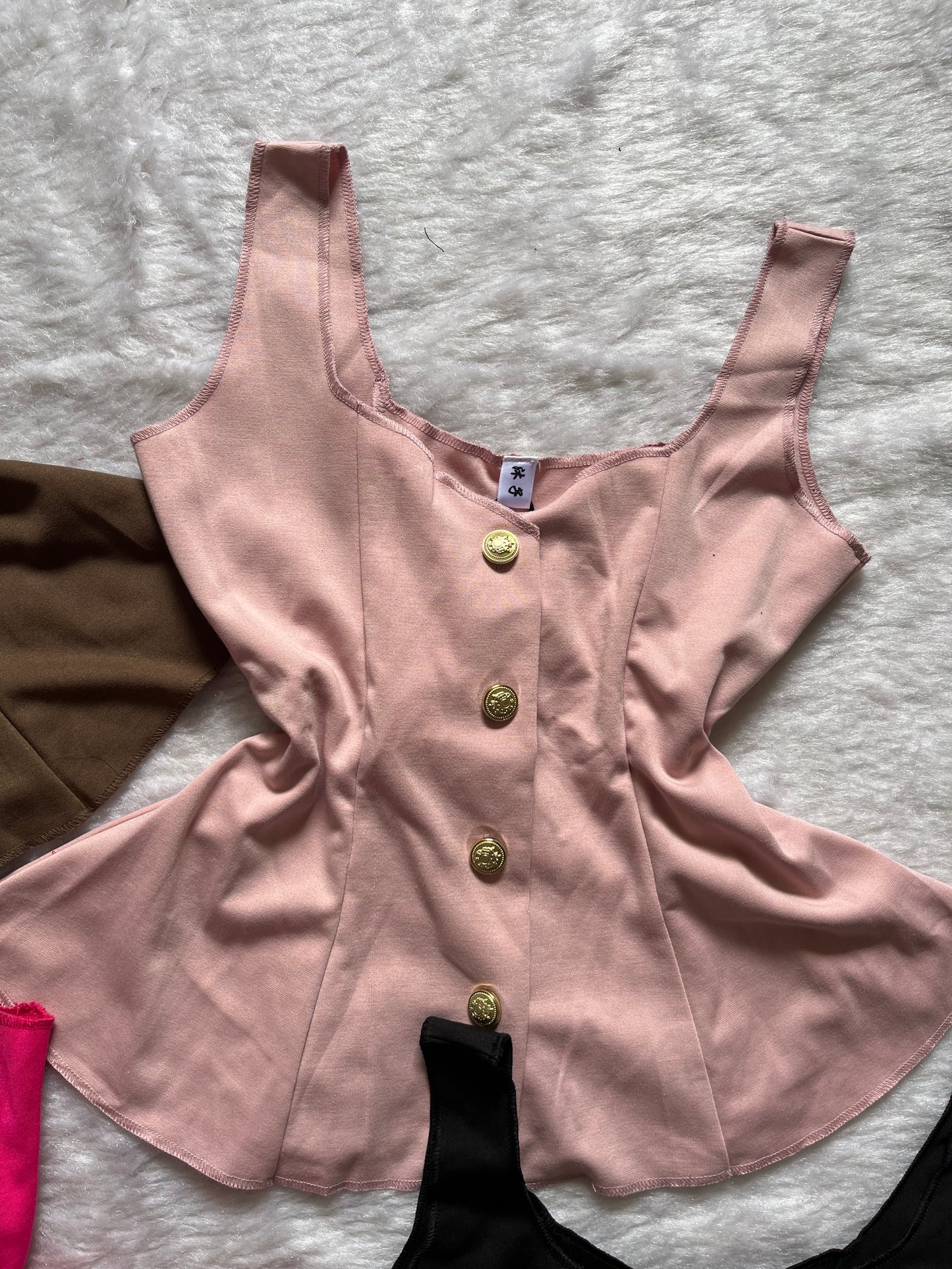 Formal peplum top🤍