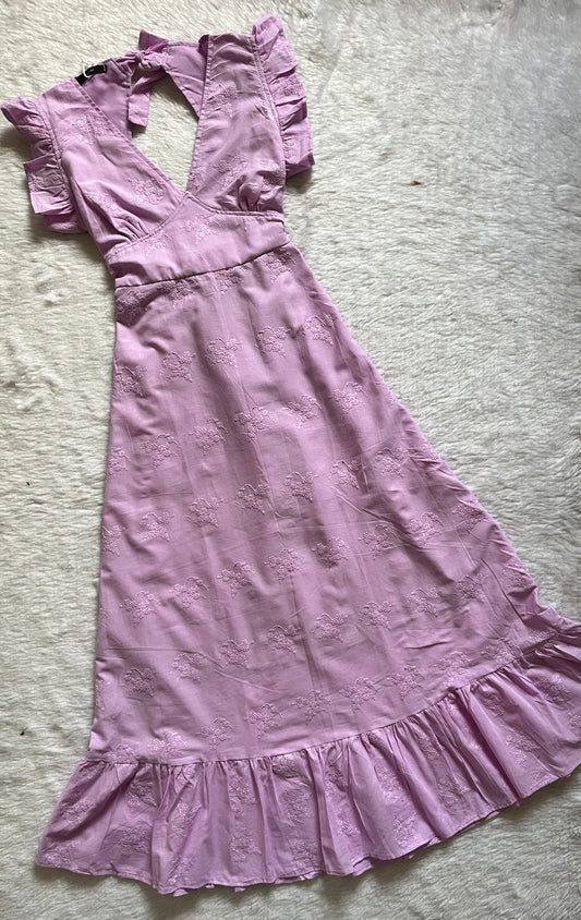 Purple maxi dress🤍