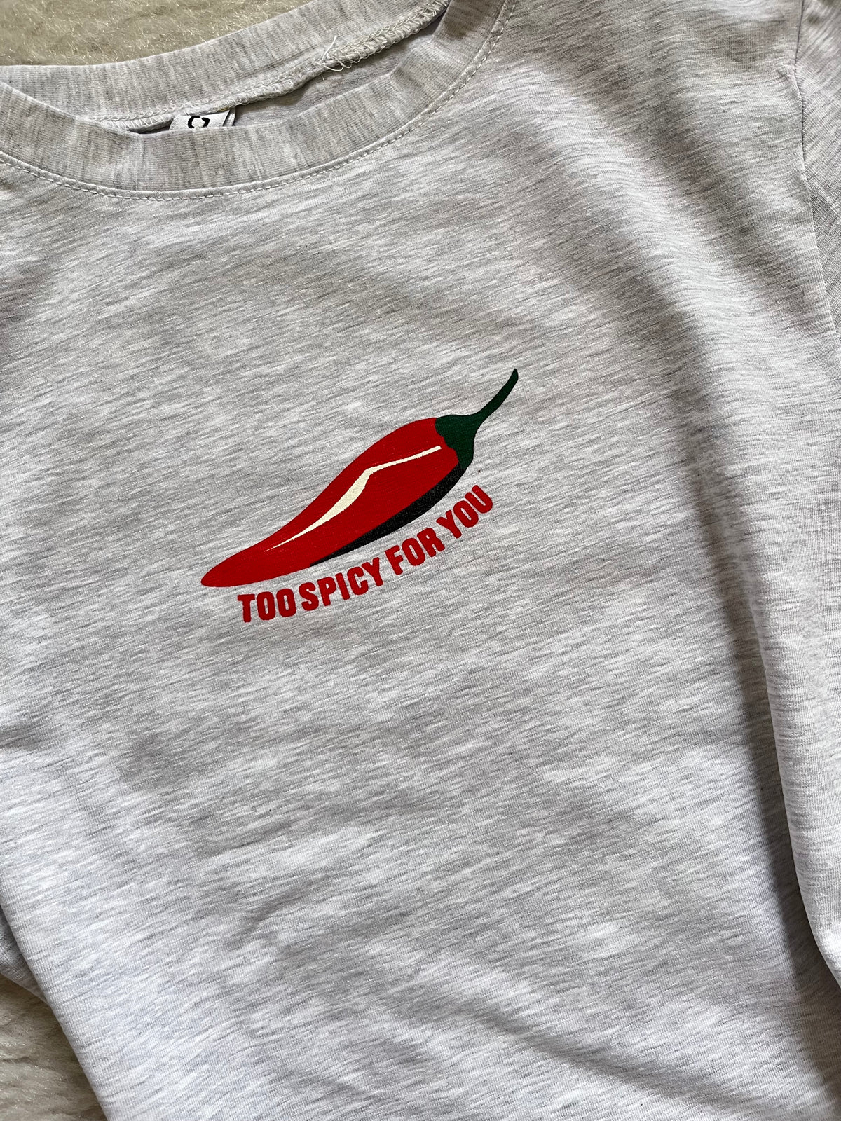 Too Spicy for you fitted tee