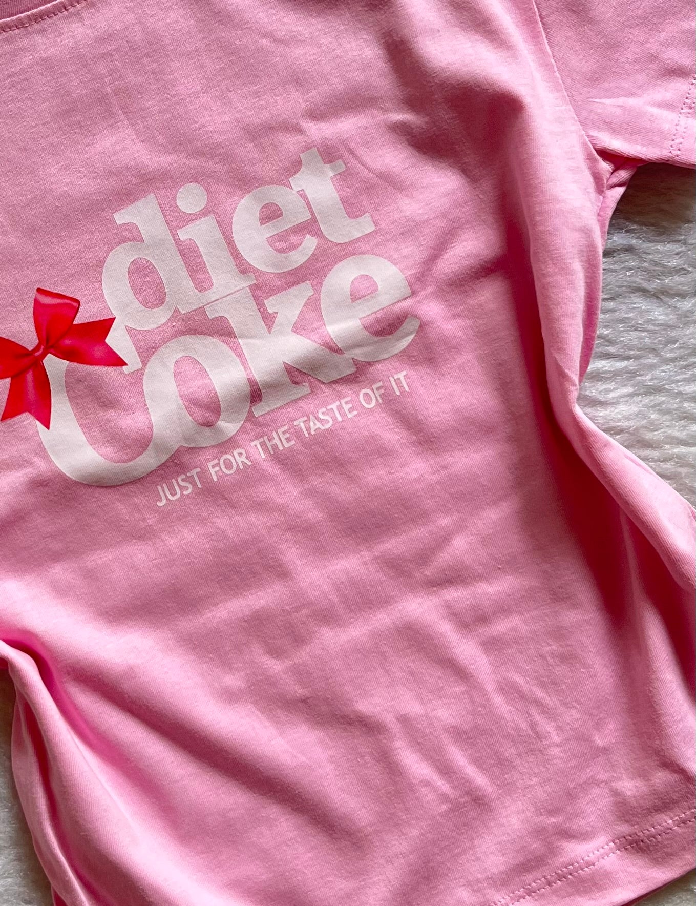 Pink diet coke tee