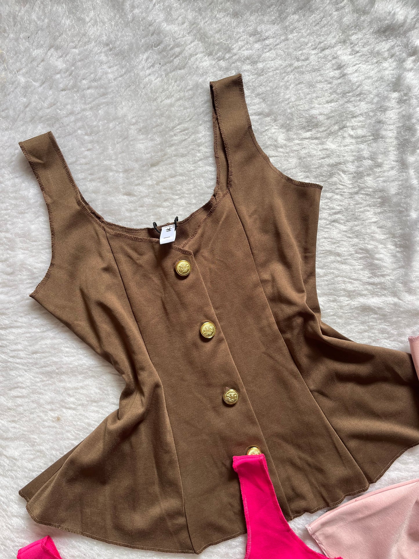 Formal peplum top🤍