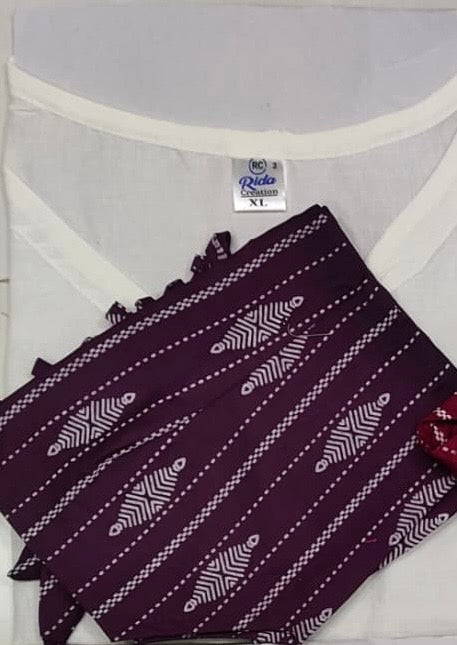 Stripes Mandala haulter coverup kurta