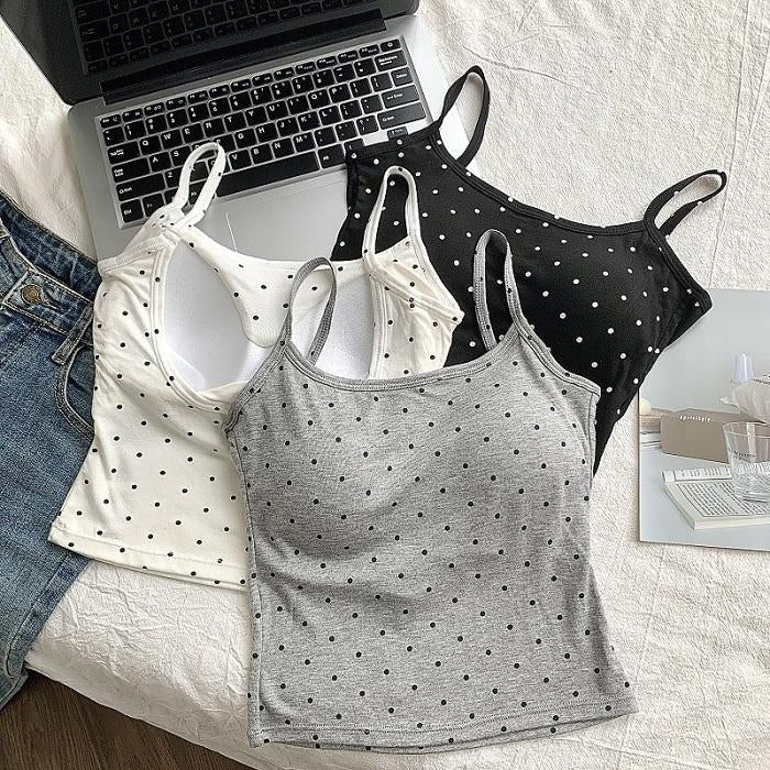 Polka dot camis