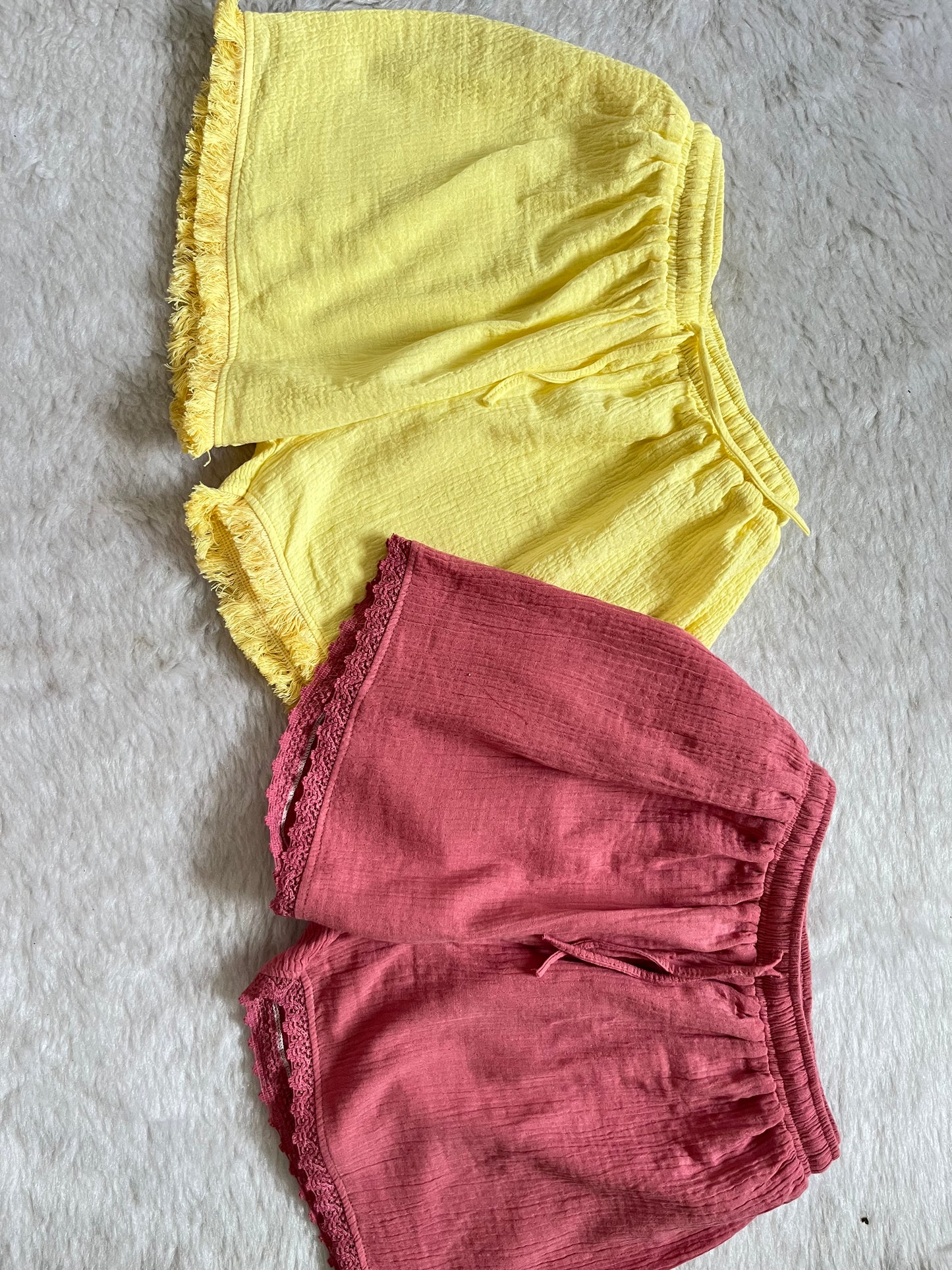 Linen cotton shorts 🤍