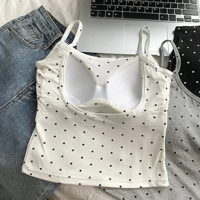 Polka dot camis