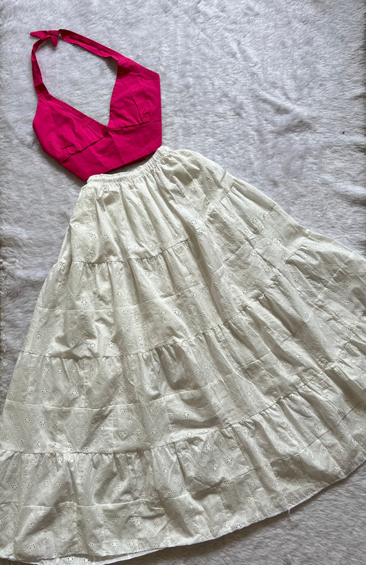 Desi Skirt set🤍