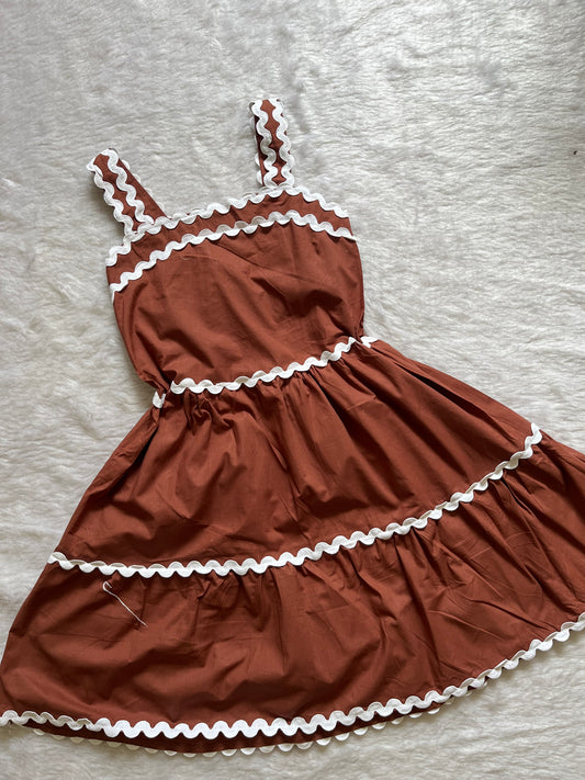 Chocolate Brown Pinteresty Dress