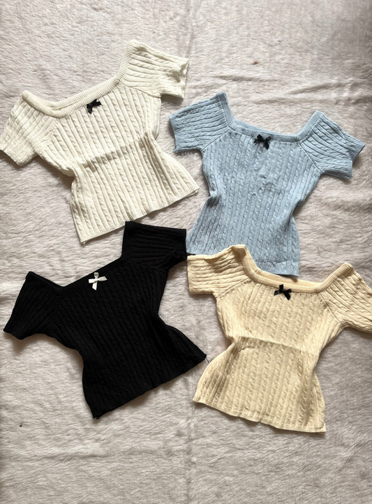 Cutesy bow top