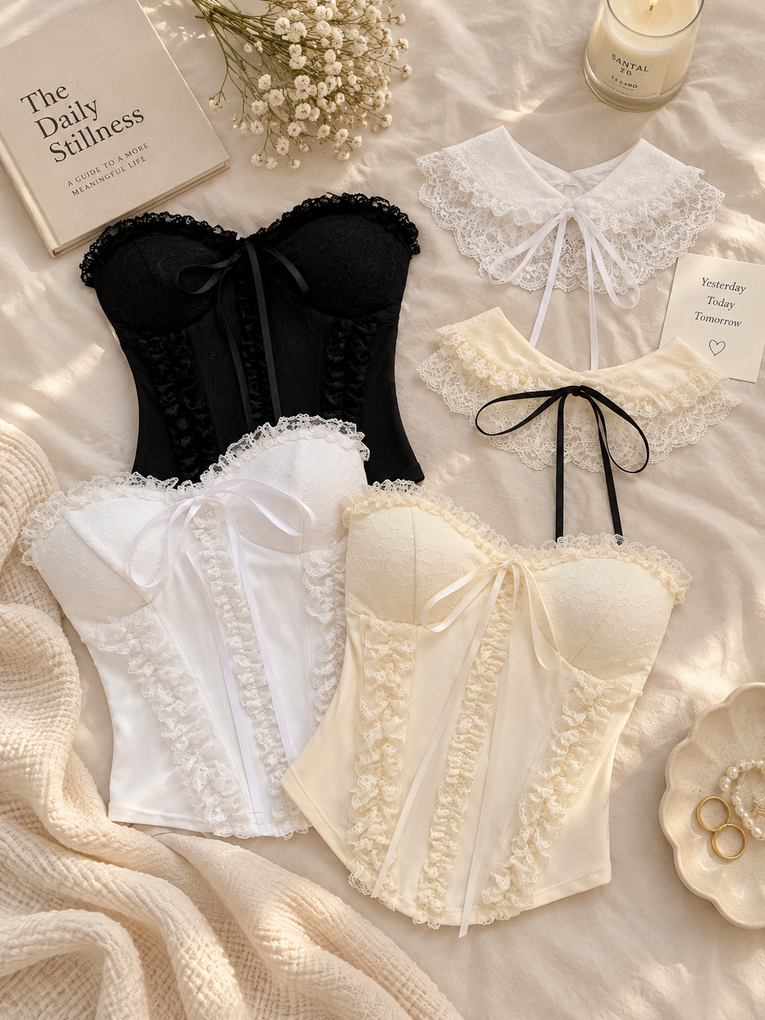Cape style corsets