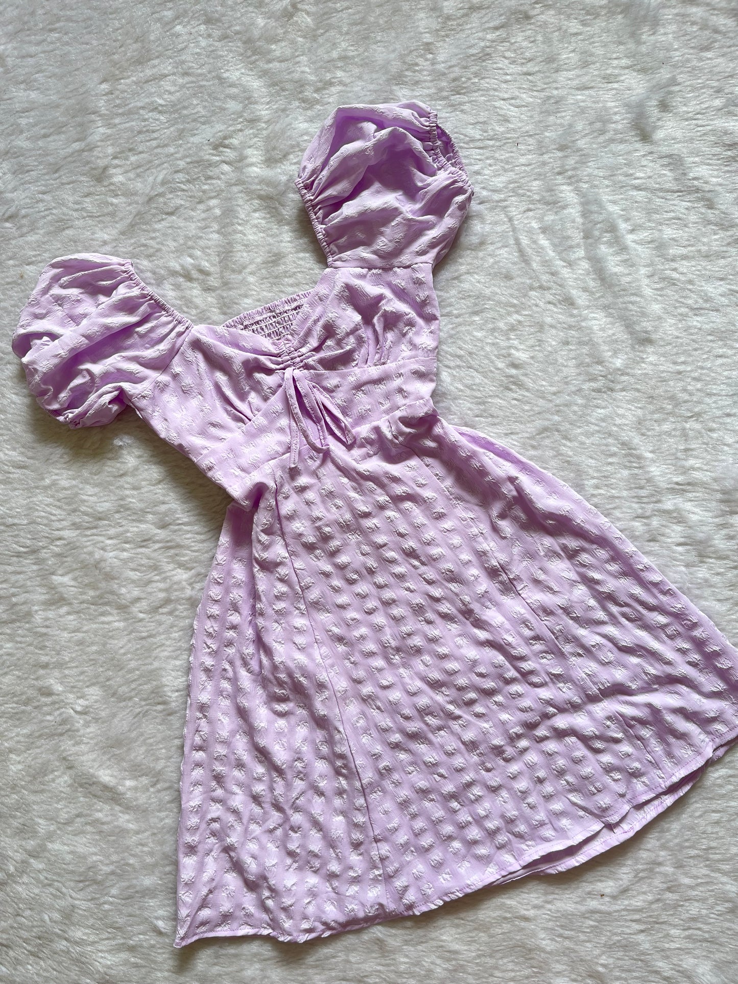 Purple aline dress