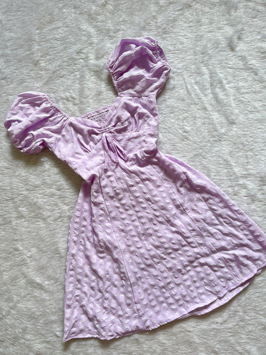 Purple aline dress