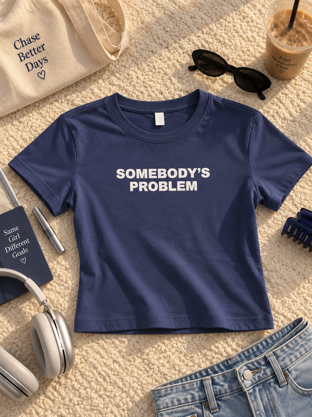 Somebody’s Problem fitted tee