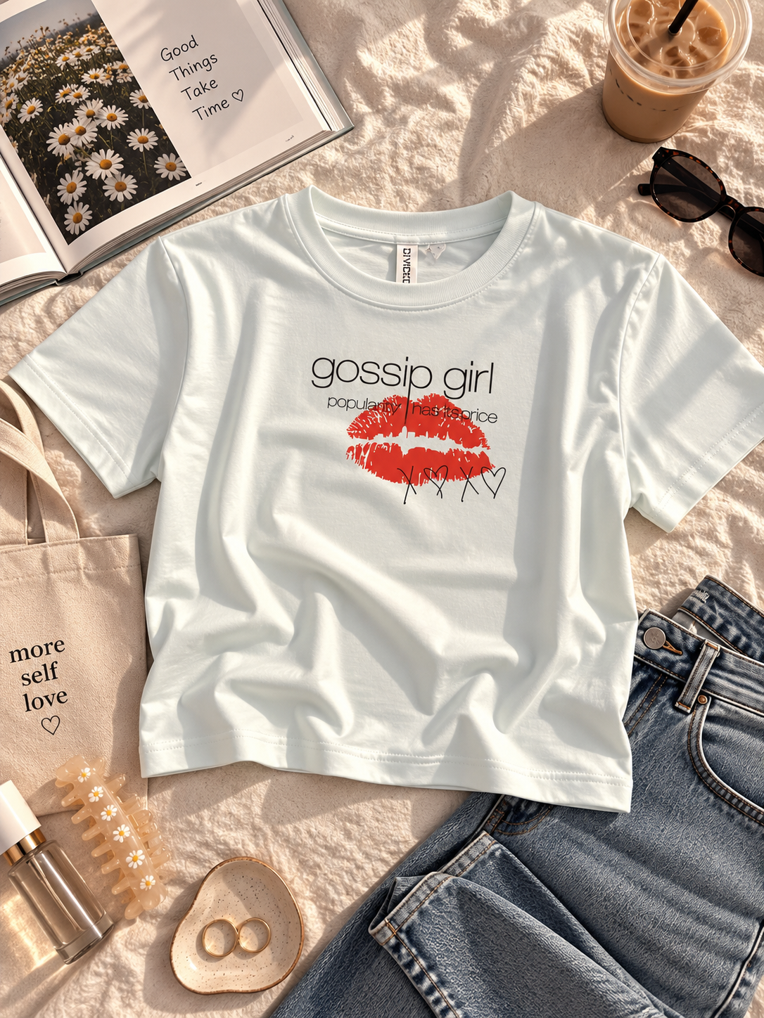 Gossip girls fitted tee