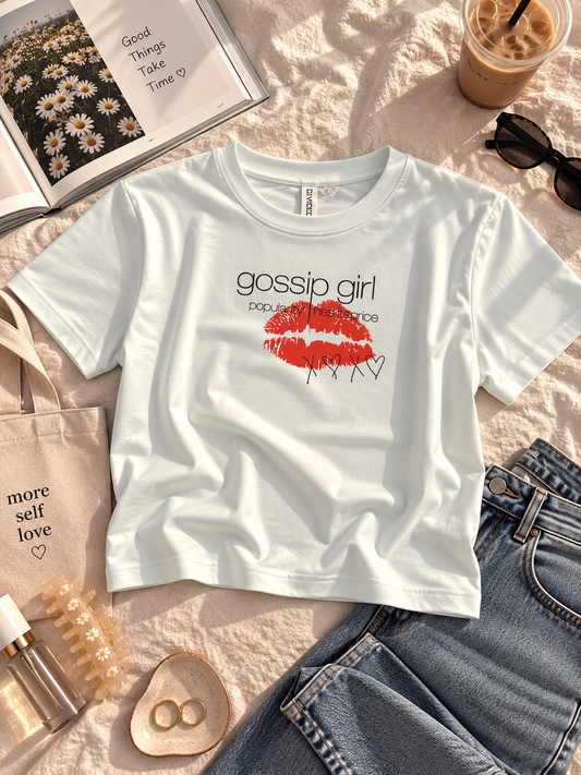 Gossip girls fitted tee